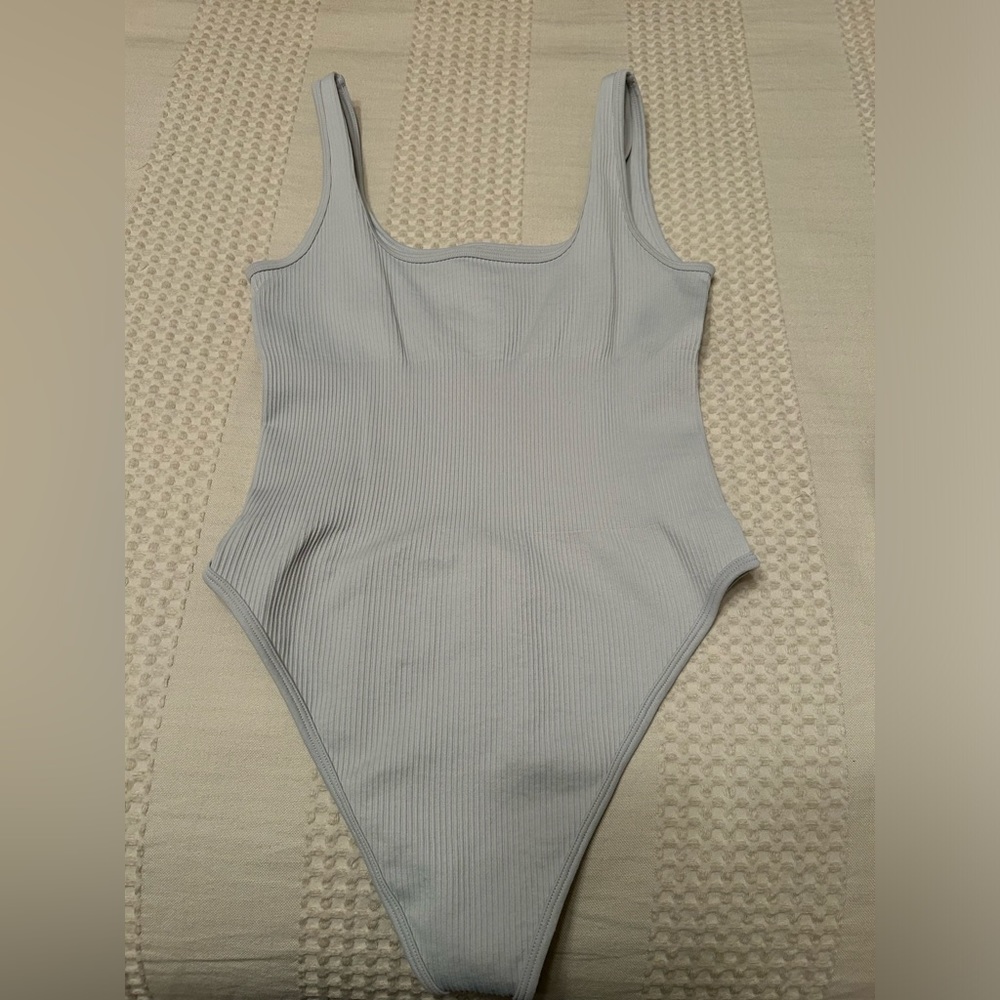 Blueish-Grey Bodysuit